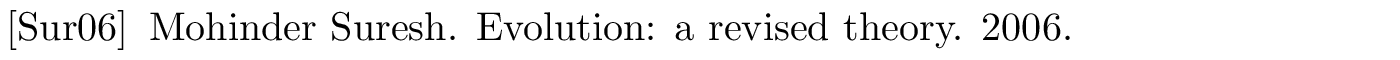 BibTeX example: unpublished citation style alpha